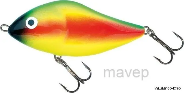 Značkový SALMO Wobler Slider 12cm barva PA - plovoucí