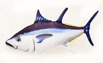 GABY Tuňák Giant - 100 cm polštář GP-175525 Autentický