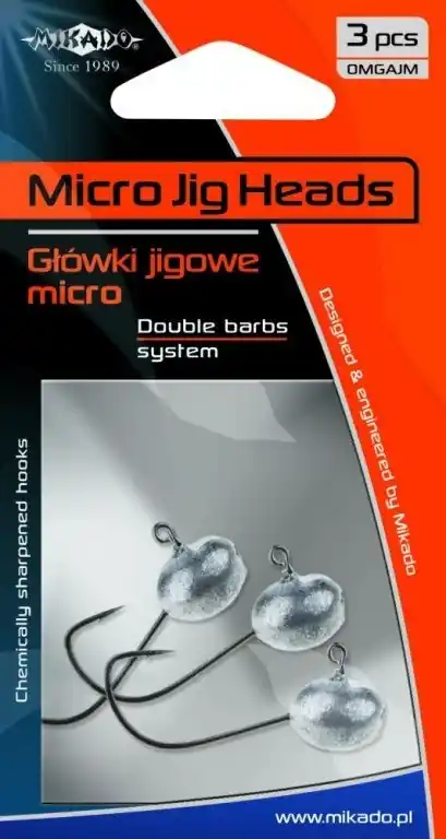 Nejlepší Volba MIKADO Jigové hlavičky MIKRO BN 6g - vel. háčku 2 - 3 ks