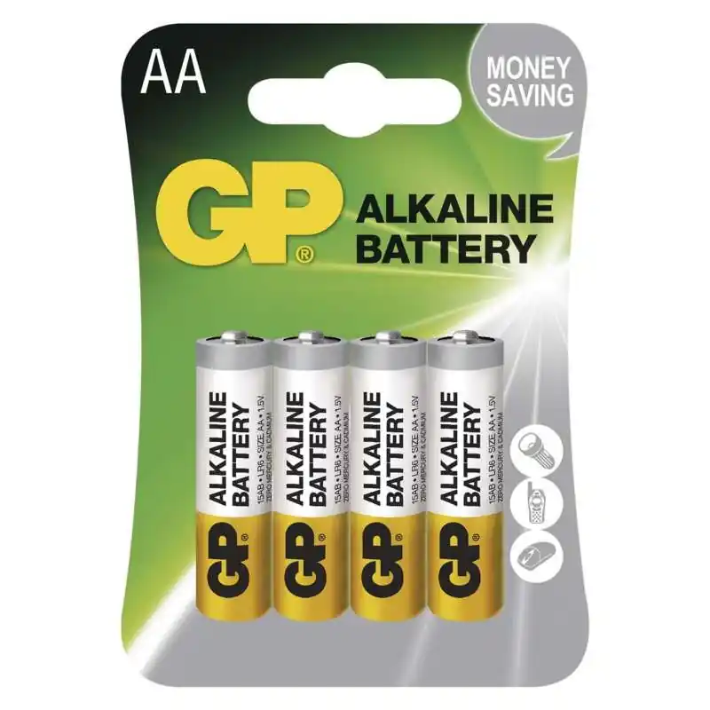GP Alkaline Battery LR6 AA 1,5V Rychlé Dodání