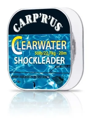 Akční Cena Carp´R´Us CLEARWATER SHOCK LEADER - 50LB, 20M CRU300250