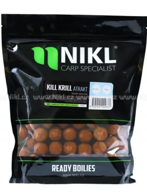 Nikl Hotové boilies Kill Krill Attractive Devill Krill 24mm 1kg Tovární Cena