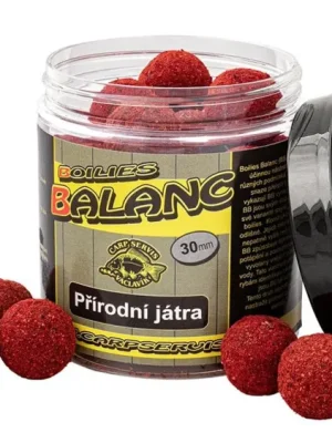 Značkový Carp servis Václavík Boilies Balanc - 120 g/30 mm/Přírodní játra