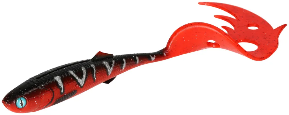 Akční Nabídka MIKADO NÁSTRAHA - SICARIO PIKE TAIL 14cm/RED TIGER