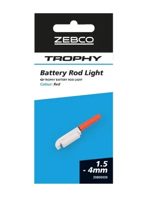 Super Cena Zebco Battery rod light red