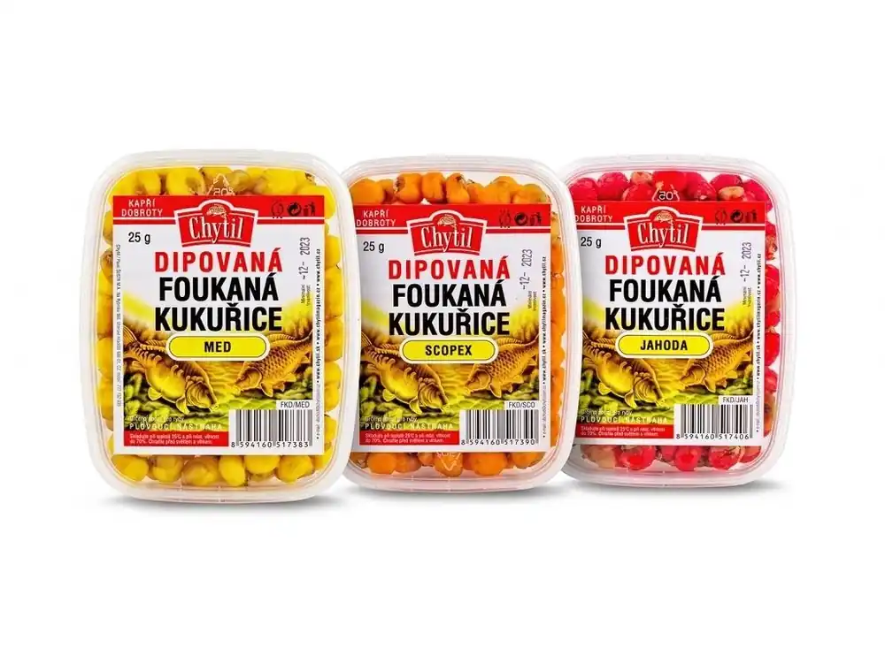 Chytil Dipovaná foukaná kukuřice 25g Vanilka Oblíbený