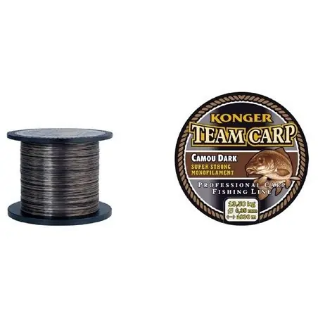 Cenová Bomba KONGER vlasec Team Carp camou dark 600m 0,35mm 13,50kg