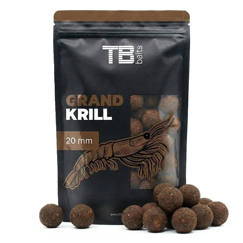 Hit Sezóny TB Baits Boilie Grand Krill 16mm 1kg
