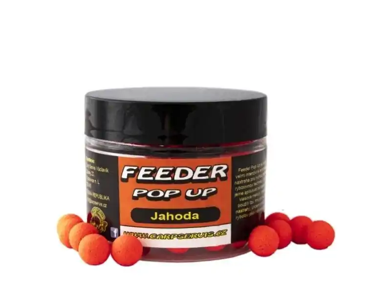 Carp servis Václavík feeder pop up 9mm 30g Jahoda Autentický