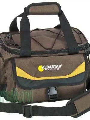 ALBASTAR Přívlačová taška Hnědá Výprodej
