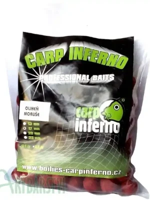 Nejprodávanější CARP INFERNO Boilies 500 g 17 mm Oliheň Moruše