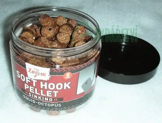 Akční Cena CARP ZOOM Pelety Soft Hook Pellet Sinking 8 mm 120 g chobotnice oliheň