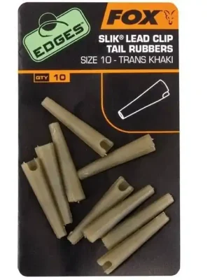 Vysoce Kvalitní FOX Převlek na Závěs Edges Slik Lead Clip Tail Rubbers