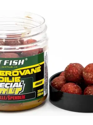 Vrácení Zdarma JET FISH Boosterované boilie Special Amur 20 mm 120 g mirabelle & špendlík