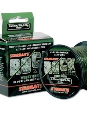Vysoce Kvalitní STARBAITS Vlasec Rock Mono Weedy Carp Line 0.28 mm (10 lb. 1450m)