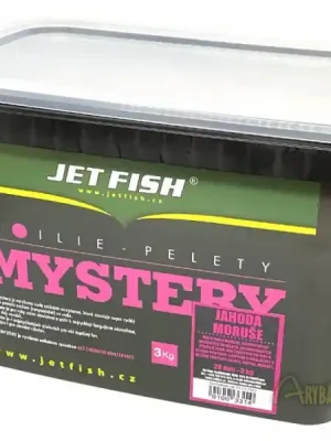 Výhodná Nabídka JET FISH Boilie Mystery Jahoda Moruše 16 mm 2.7 kg