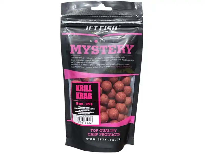JET FISH Boilies Mystery KRILL KRAB 16 mm. Balení (Není skladem) Vysoce Kvalitní