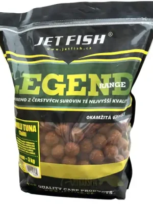 Akce JET FISH Legend Range Boilie CHILLI TUNA 3 kg 20 mm