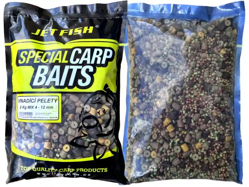 Aktuální JET FISH Vnadící Pelety Special Carp Baits 2 kg Mix 4-12 mm