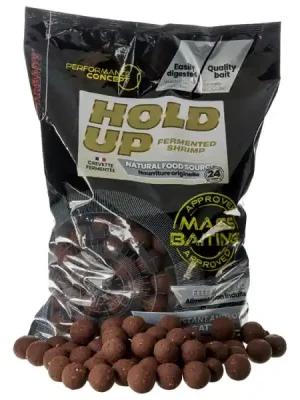 STARBAITS Boilies Concept Mass Baiting 3 kg Hold Up Fermented Shrimp 20 mm Autentický