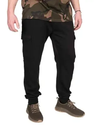 Akce FOX Tepláky LW Black Camo Combat Joggers M