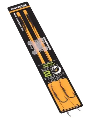 Poslední Šance POLE POSITION Boilie návazec FixAlinger Rig Super Snatch 30 Lb 20 cm 2 ks 2