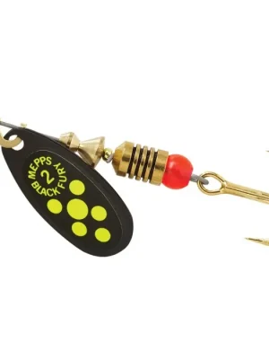Třpytka Mepps Black Fury černá/fluo žlutá 2 Nejlepší Volba
