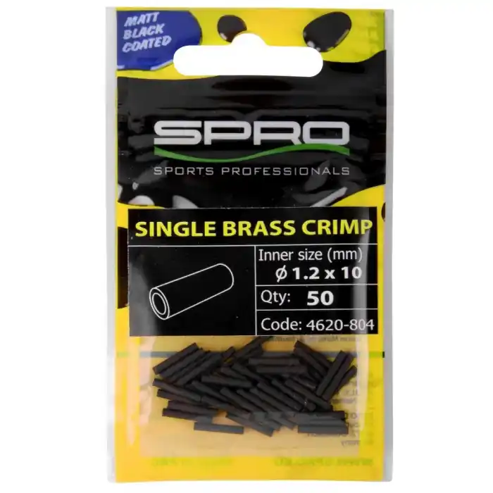 Krimpovací spojky Spro Matte Black Single Odeslání Ihned