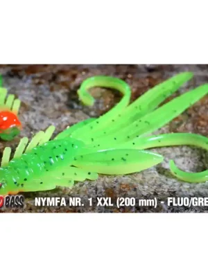 Nymfa Redbass Nr. 1 XXL 200 mm Fluo/Green RH UV Nakupujte Hned