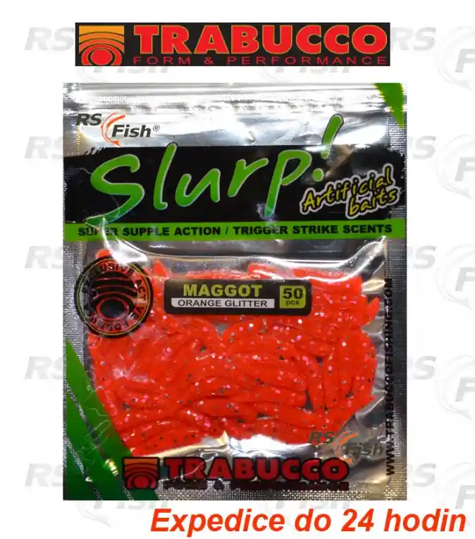 Červi Trabucco Slurp! Maggots Orange Koupit Online
