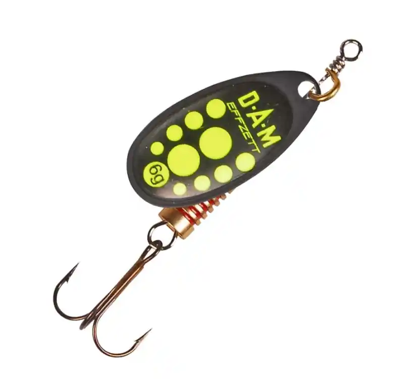 Třpytka DAM Effzett Standart Black Yellow Levný