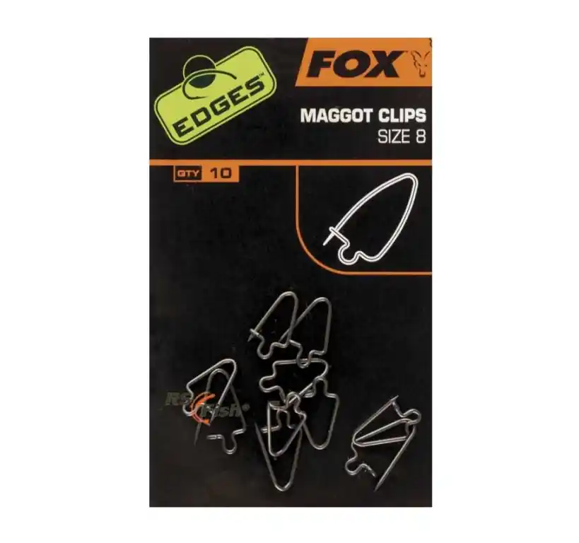 FOX Maggot Clips - velikost 8 - CAC525 Výhodná Nabídka