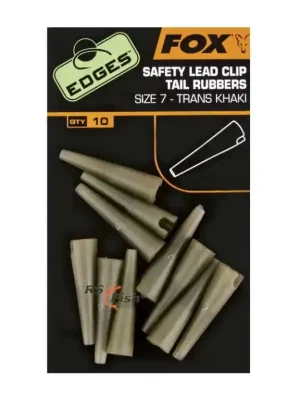 Vrácení Zdarma FOX Edges Safety Lead Clip Tail Rubbers - size 7 CAC478