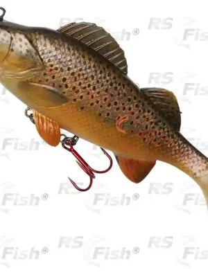 Nejprodávanější Ripper DAM Effzett Natural Perch Paddle Tail - barva Brown Trout