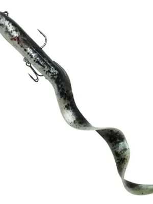 Finální Výprodej Úhoř Savage Gear 4D Real Eel - barva Black Green Pearl