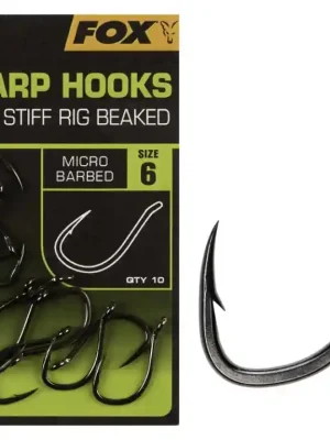 Rychlé Dodání Háček FOX Carp Hooks - Stiff Rig Beaked