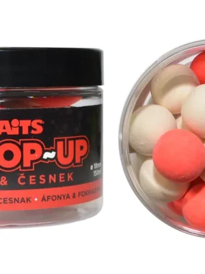 Boilies Mikbaits Fluo Pop-Up - Brusinka & Česnek - 18 mm Bezpečná Platba