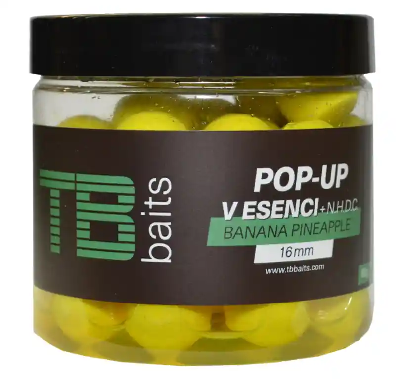 Boilies TB Baits POP-UP Banana Pineapple + NHDC - Ø 12 mm Autentický
