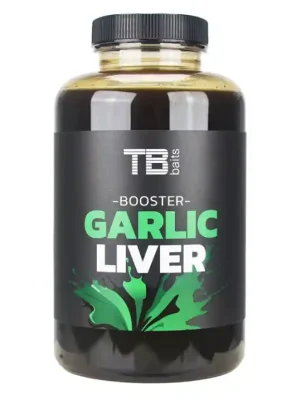 Časově Omezené Booster TB Baits - Garlic Liver - 500 ml