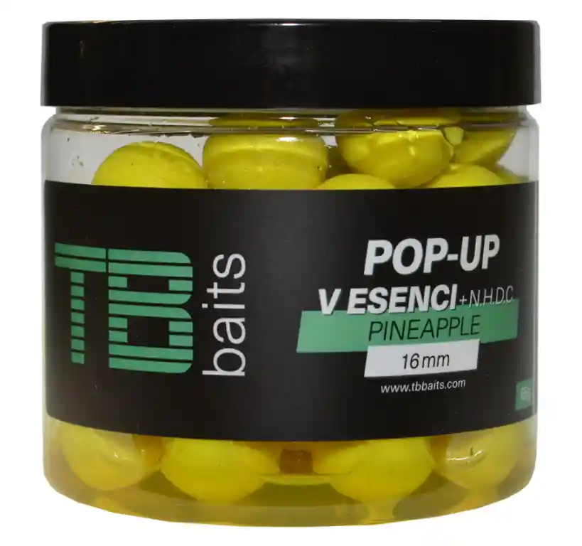 Nakupujte Hned Boilies TB Baits POP-UP Pineapple + NHDC - Ø 16 mm