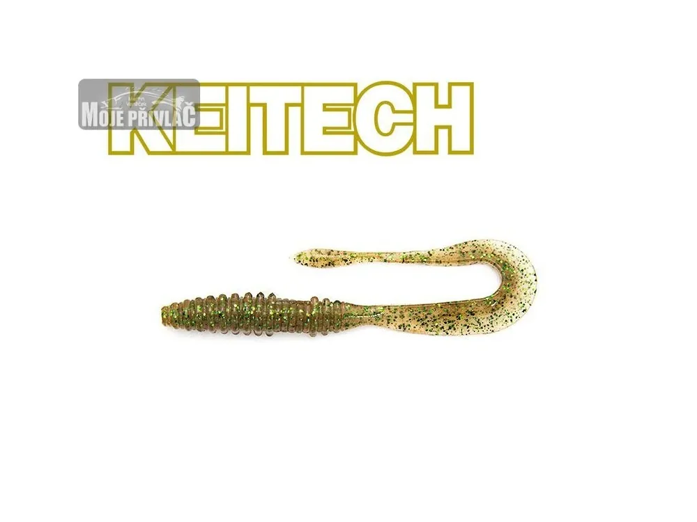 Nejlepší Cena Gumová Nástraha Keitech Mad Wag Mini 3,5" 8,9cm Sahara Olive FLK. (10ks)
