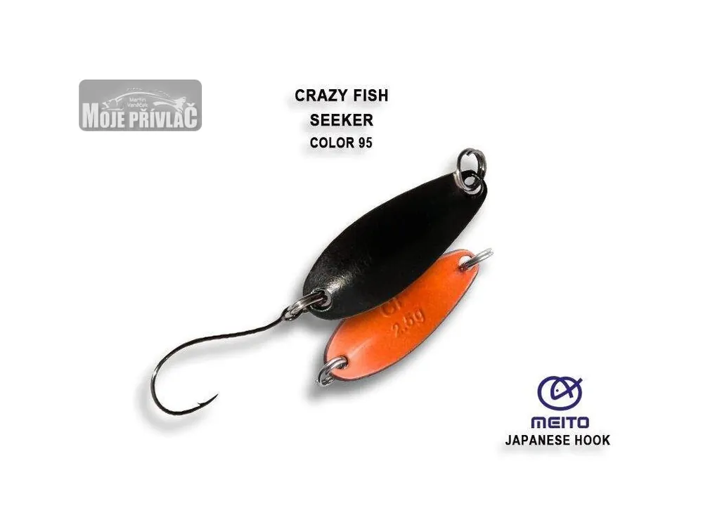 Vrácení Zdarma Plandavka Crazy Fish Seeker 28mm 2,5g color 95