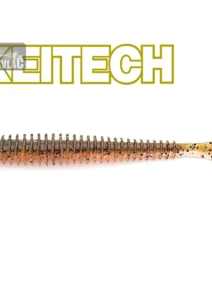 Ihned K Objednání Gumová Nástraha Keitech Swing Impact 4,5" 11,4cm Green Pumpkin Fire (6ks)