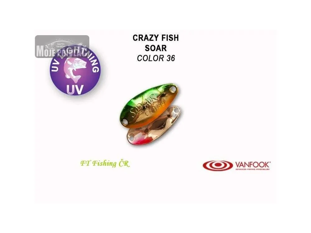 Speciální Cena Plandavka Crazy Fish Soar 25mm 1,8g color 36
