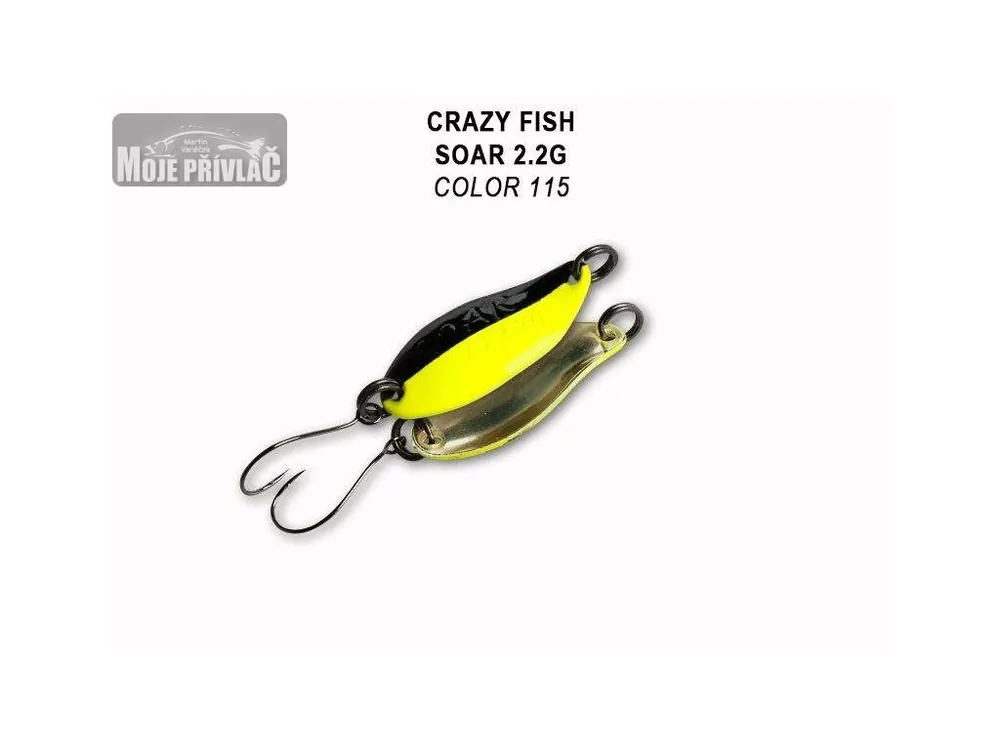 Plandavka Crazy Fish Soar 27mm 2,2g color 115 Tovární Cena