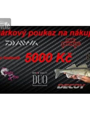 Dárkový poukaz na nákup v hodnotě 5 000 Kč Oblíbený