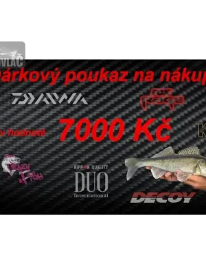 Dárkový poukaz na nákup v hodnotě 7 000 Kč Oblíbený