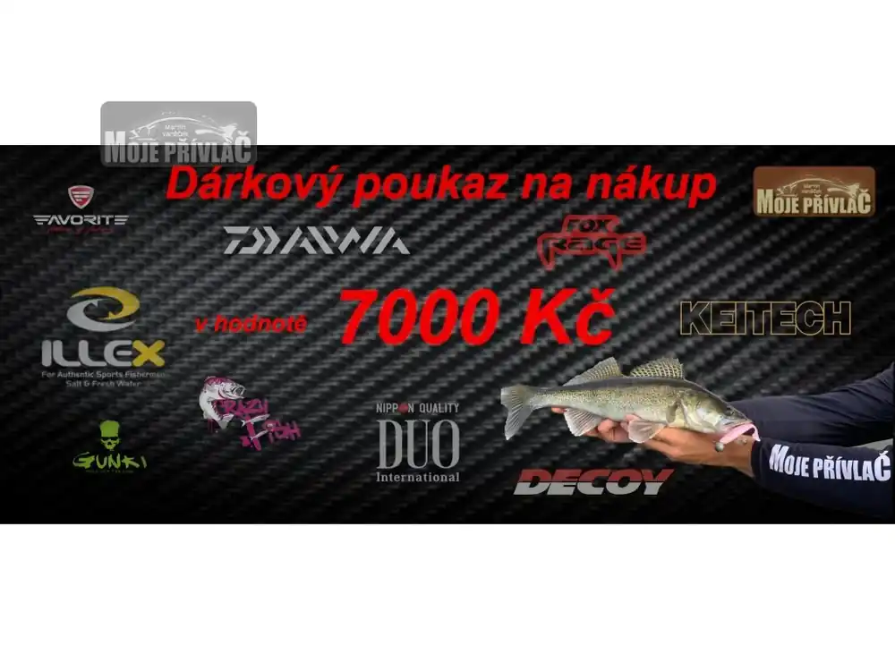 Dárkový poukaz na nákup v hodnotě 7 000 Kč Oblíbený
