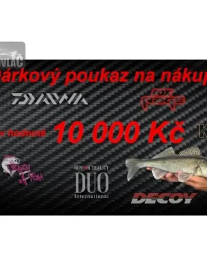 Dárkový poukaz na nákup v hodnotě 10 000 Kč Nová Kolekce