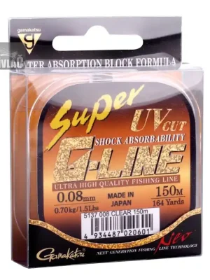 Omezená Nabídka Vlasec prpřívlač Gamakatsu-SprSuper G-Line NeClear 0,22mm, 4,5kg 150m